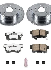 Power Stop Z26 Street Warrior Brake Kit Rear Honda CR-V 2002-2004                                     - K6172-26 - Image 2