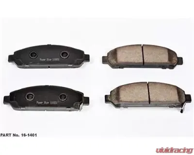 Power Stop Z16 Evolution Ceramic Clean Ride Scorched Brake Pads 16-1401 - 16-1401