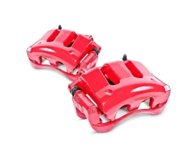 Power Stop Red Calipers w/Brackets - Pair Front Ford E-150 2004-2006
