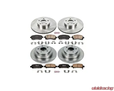 Power Stop Autospecialty Brake Kit Front & Rear Subaru Forester 1998-2002 - KOE1122