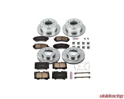 Power Stop Autospecialty Brake Kit Front & Rear Lexus LX470 1998-2007 - KOE1133