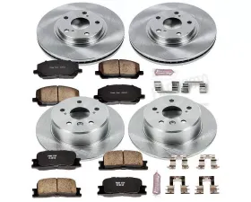 Power Stop Autospecialty Brake Kit Front & Rear Toyota Highlander 2001-2003