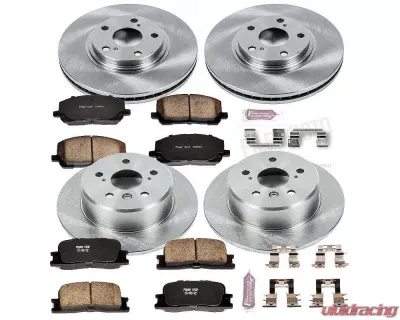 Power Stop Autospecialty Brake Kit Front & Rear Toyota Highlander 2001-2003 - KOE1139