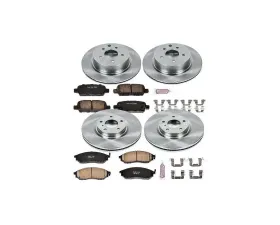 Power Stop Autospecialty Brake Kit Front & Rear Infiniti EX35 2008-2012