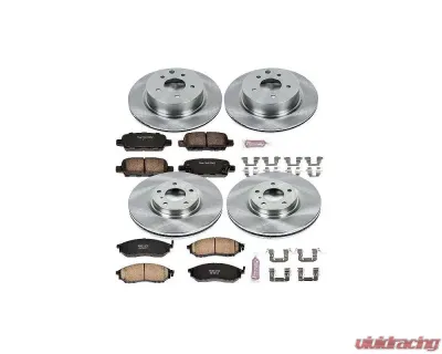 Power Stop Autospecialty Brake Kit Front & Rear Infiniti EX35 2008-2012 - KOE114
