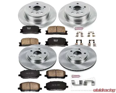 Power Stop Autospecialty Brake Kit Front & Rear Toyota Highlander 2001-2003 - KOE1140
