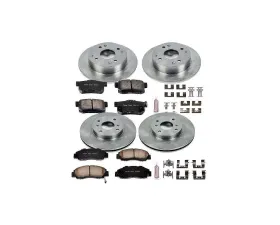 Power Stop Autospecialty Brake Kit Front & Rear Acura CL 1998-1999