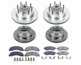 Power Stop Autospecialty Brake Kit Front & Rear Ford Excursion 2003-2005