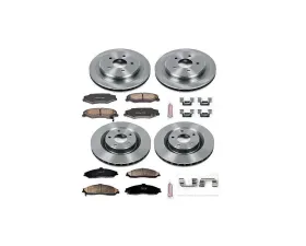 Power Stop Autospecialty Brake Kit Front & Rear Cadillac XLR 2005-2007