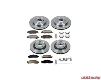 Power Stop Autospecialty Brake Kit Front & Rear Cadillac XLR 2005-2007 - KOE1418
