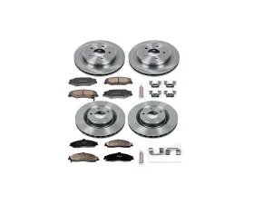 Power Stop Autospecialty Brake Kit Front & Rear Cadillac CTS 2003-2007