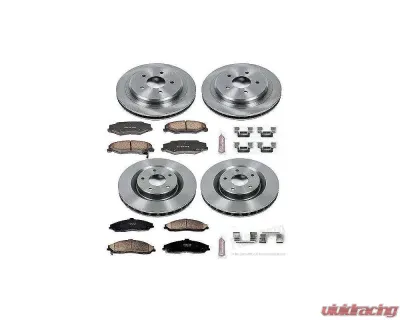 Power Stop Autospecialty Brake Kit Front & Rear Cadillac CTS 2003-2007 - KOE1420