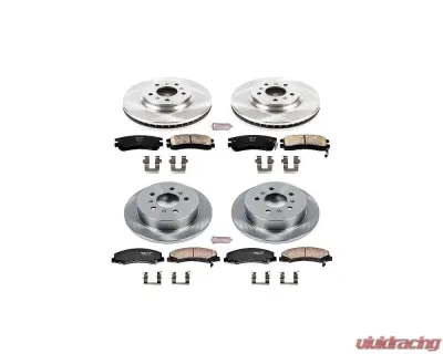 Power Stop Autospecialty Brake Kit Front & Rear Chevrolet Impala 2006-2010 - KOE1438
