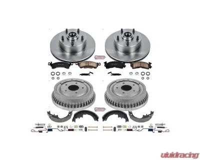 Power Stop Autospecialty Brake Kit Front & Rear Buick GS 1970-1972 - KOE15024DK