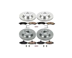 Power Stop Autospecialty Brake Kit Front & Rear Chevrolet Corvette 1988-1995
