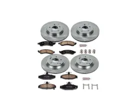 Power Stop Autospecialty Brake Kit Front & Rear Chevrolet Corvette 1988-1996