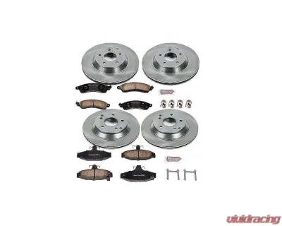 Power Stop Autospecialty Brake Kit Front & Rear Chevrolet Corvette 1988-1996 - KOE1528