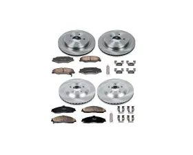 Power Stop Autospecialty Brake Kit Front & Rear Cadillac XLR 2004