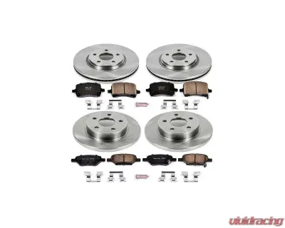 Power Stop Autospecialty Brake Kit Front & Rear Chevrolet Cobalt 2005-2006 - KOE1612