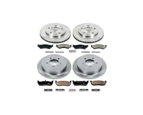 Power Stop Autospecialty Brake Kit Front & Rear Ford Expedition 1997-2000