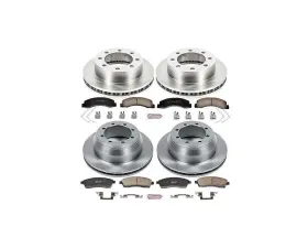 Power Stop Autospecialty Brake Kit Front & Rear Ford F-350 Super Duty 1999