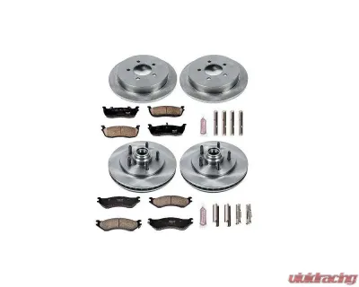 Power Stop Autospecialty Brake Kit Front & Rear Ford Expedition 2000-2002 - KOE1919