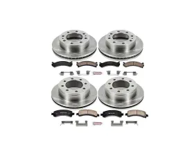 Power Stop Autospecialty Brake Kit Front & Rear Chevrolet Express 3500 2014-2019