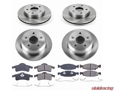 Power Stop Autospecialty Brake Kit Front & Rear Jeep Grand Cherokee 1999-2002 - KOE2148