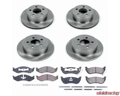 Power Stop Autospecialty Brake Kit Front & Rear Jeep Wrangler 2003-2006 - KOE2154