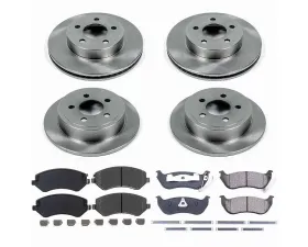 Power Stop Autospecialty Brake Kit Front & Rear Jeep Liberty 2003-2007
