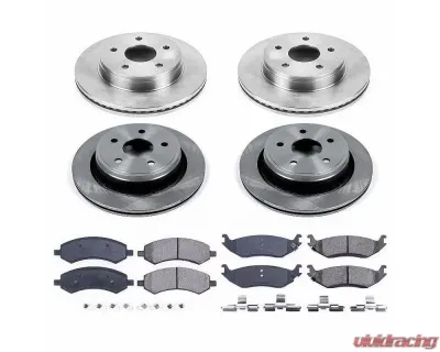 Power Stop Autospecialty Brake Kit Front & Rear Chrysler Aspen 2007-2009 - KOE2164