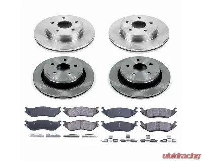 Power Stop Autospecialty Brake Kit Front & Rear Dodge Durango 2004-2006 - KOE2166