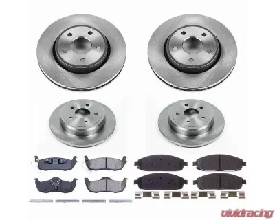 Power Stop Autospecialty Brake Kit Front & Rear Jeep Commander 2006-2010 - KOE2220