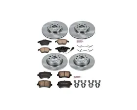 Power Stop Autospecialty Brake Kit Front & Rear Audi A3 2006-2009