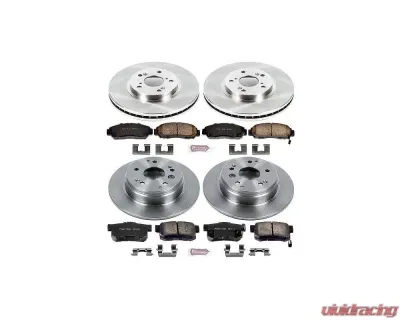 Power Stop Autospecialty Brake Kit Front & Rear Acura TL 2004-2008 - KOE2298
