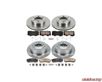 Power Stop Autospecialty Brake Kit Front & Rear Toyota Sequoia 2001-2007 - KOE2325