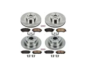 Power Stop Autospecialty Brake Kit Front & Rear Saab 9-2X 2005-2006