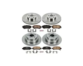 Power Stop Autospecialty Brake Kit Front & Rear Subaru Forester 2003