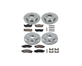 Power Stop Autospecialty Brake Kit Front & Rear Infiniti QX56 2004-2005
