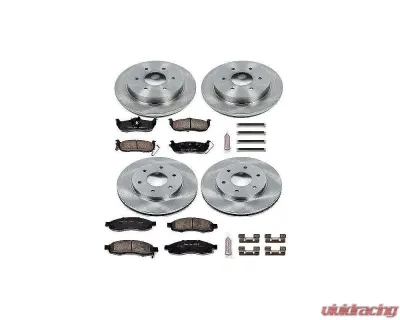 Power Stop Autospecialty Brake Kit Front & Rear Infiniti QX56 2004-2005 - KOE2443
