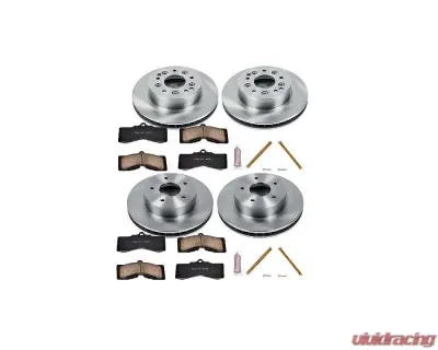 Power Stop Autospecialty Brake Kit Front & Rear Chevrolet Corvette 1963-1982 - KOE2597