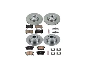 Power Stop Autospecialty Brake Kit Front & Rear Acura TL 2004-2008