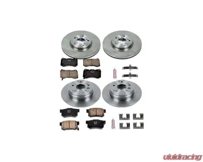 Power Stop Autospecialty Brake Kit Front & Rear Acura TL 2004-2008 - KOE2718