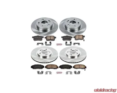 Power Stop Autospecialty Brake Kit Front & Rear Acura TSX 2009-2010 - KOE2742
