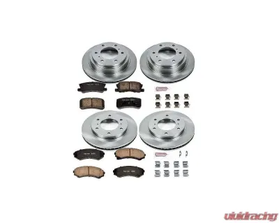 Power Stop Autospecialty Brake Kit Front & Rear Mitsubishi Montero 2001-2006 - KOE2755