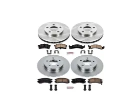 Power Stop Autospecialty Brake Kit Front & Rear Cadillac DeVille 1994-1996