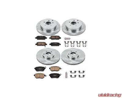 Power Stop Autospecialty Brake Kit Front & Rear Infiniti FX35 2003-2005 - KOE2767