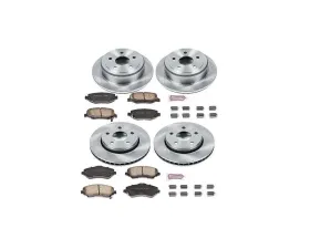 Power Stop Autospecialty Brake Kit Front & Rear Jeep Wrangler 2007-2017