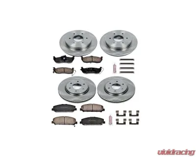 Power Stop Autospecialty Brake Kit Front & Rear Infiniti QX56 2006-2007 - KOE2804