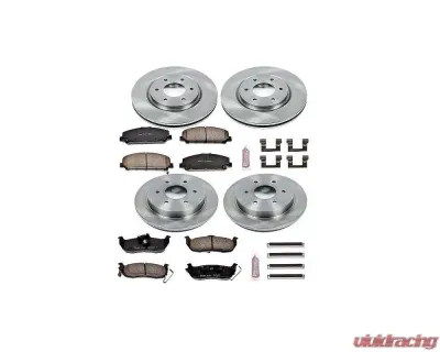 Power Stop Autospecialty Brake Kit Front & Rear Infiniti QX56 2008-2010 - KOE2805